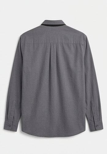 Slate Edge Casual Shirt