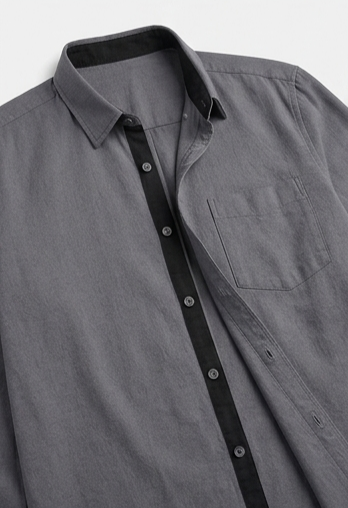 Slate Edge Casual Shirt