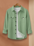 Sage Textured Overshirt